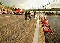 13.4.2011 Rettungsboot Ursula auf dem Rhein Koeln Deutz gekentert